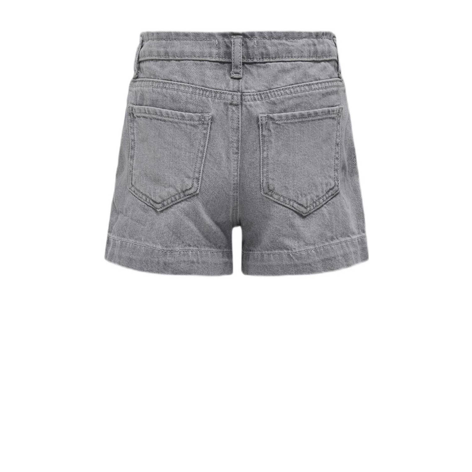ONLY KIDS GIRL wide leg denim short grey denim