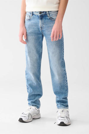 straight leg jeans medium blue