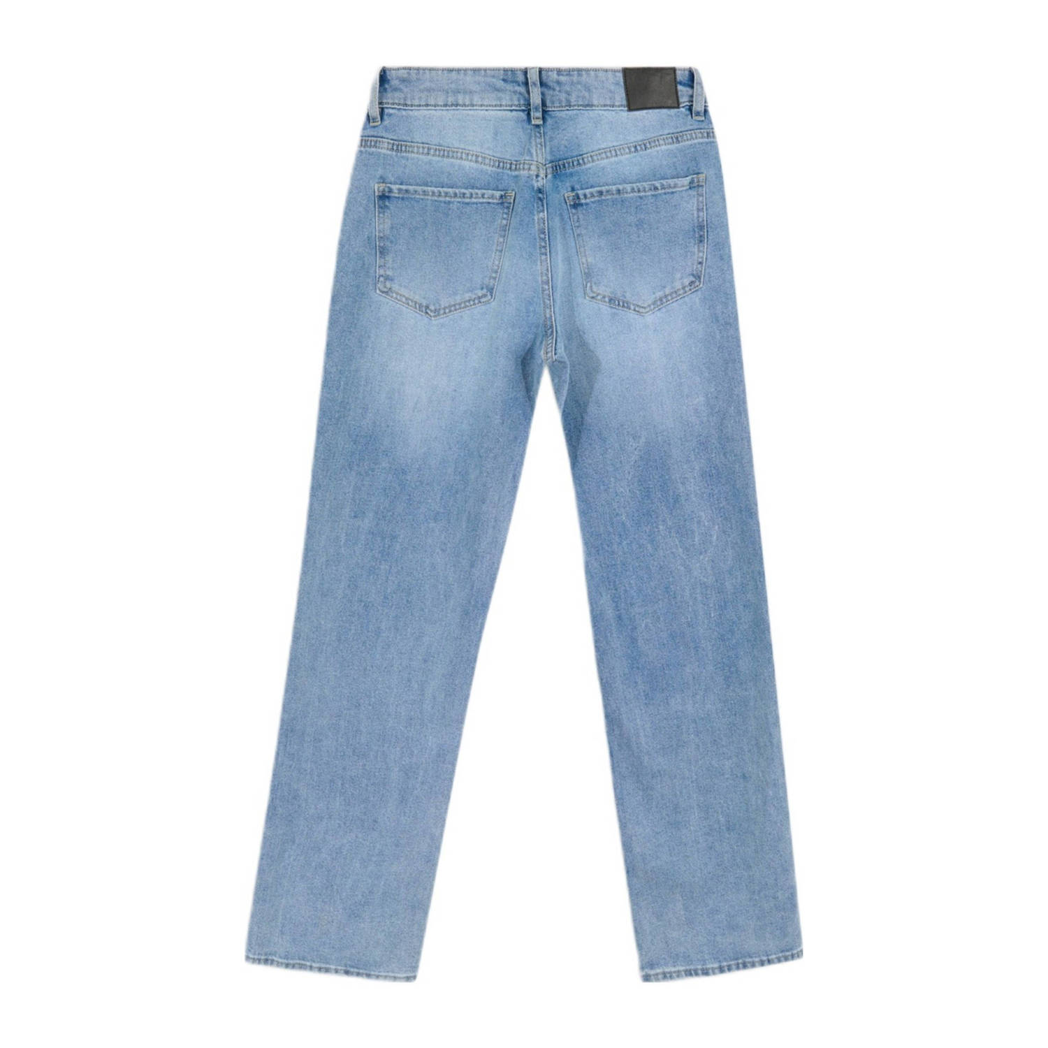 Shoeby regular waist straight fit jeans light blue denim