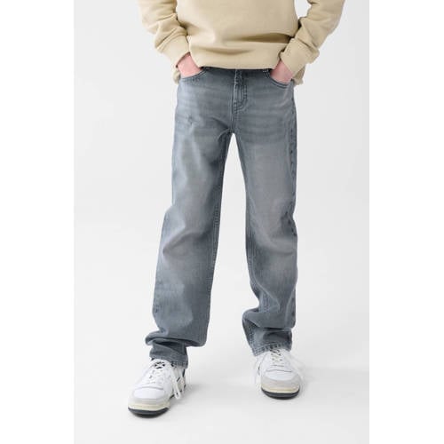 Shoeby straight jeans grey denim afbeelding