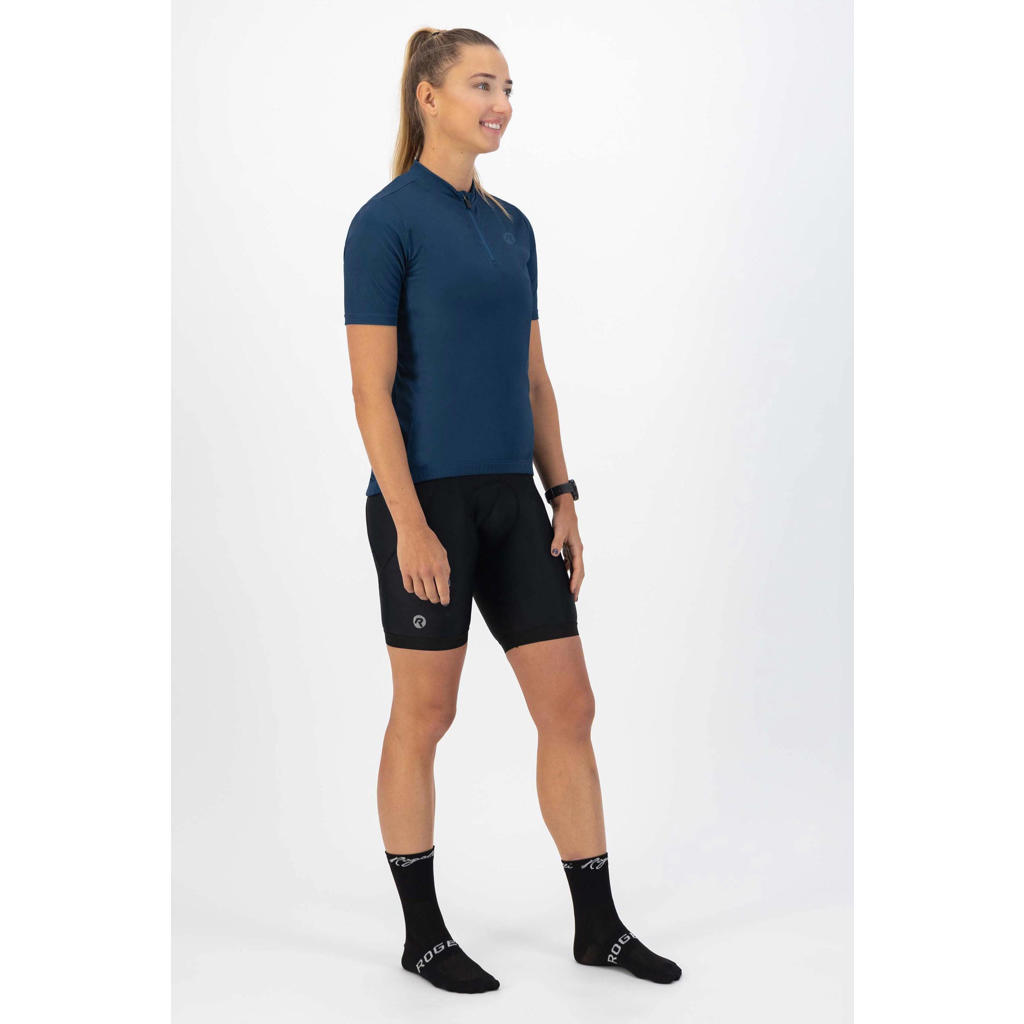 Rogelli fietsshirt donkerblauw