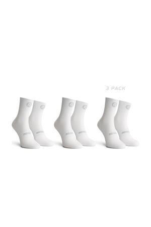   fietssokken Core - set van 3 wit