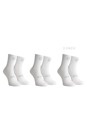 fietssokken Core - wit (set van 3)