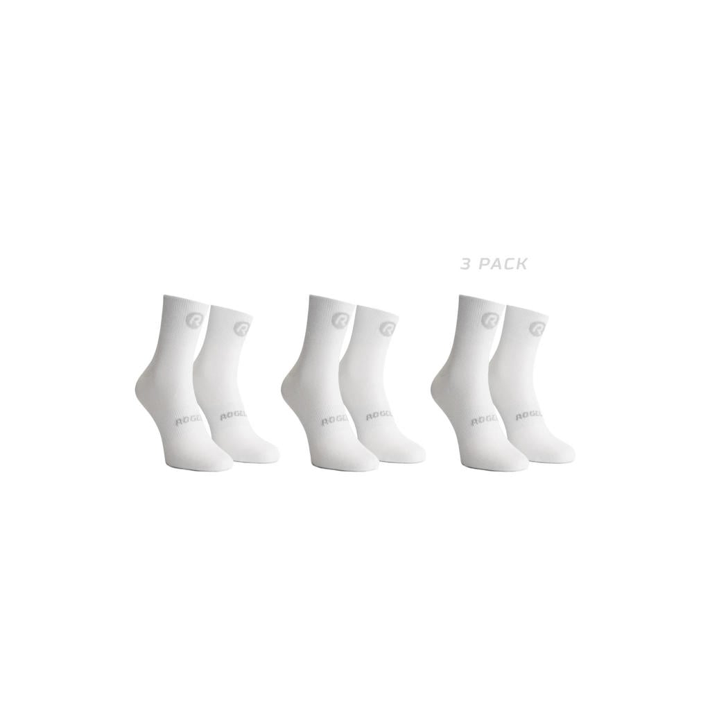 Rogelli fietssokken Core - wit (set van 3)