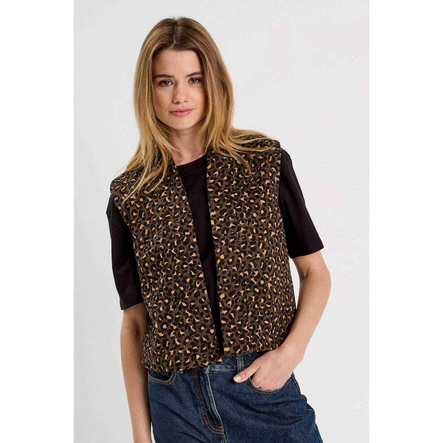 Cache gilet donkergroen