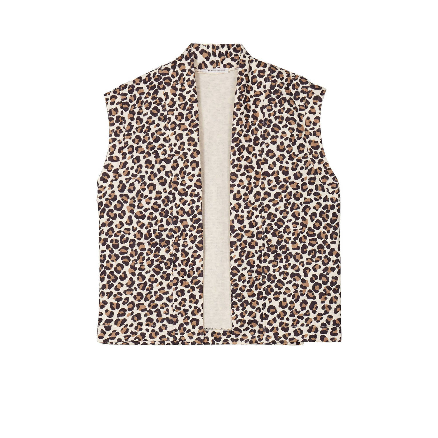Cache gilet bruin