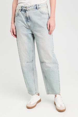 barrel jeans light blue denim