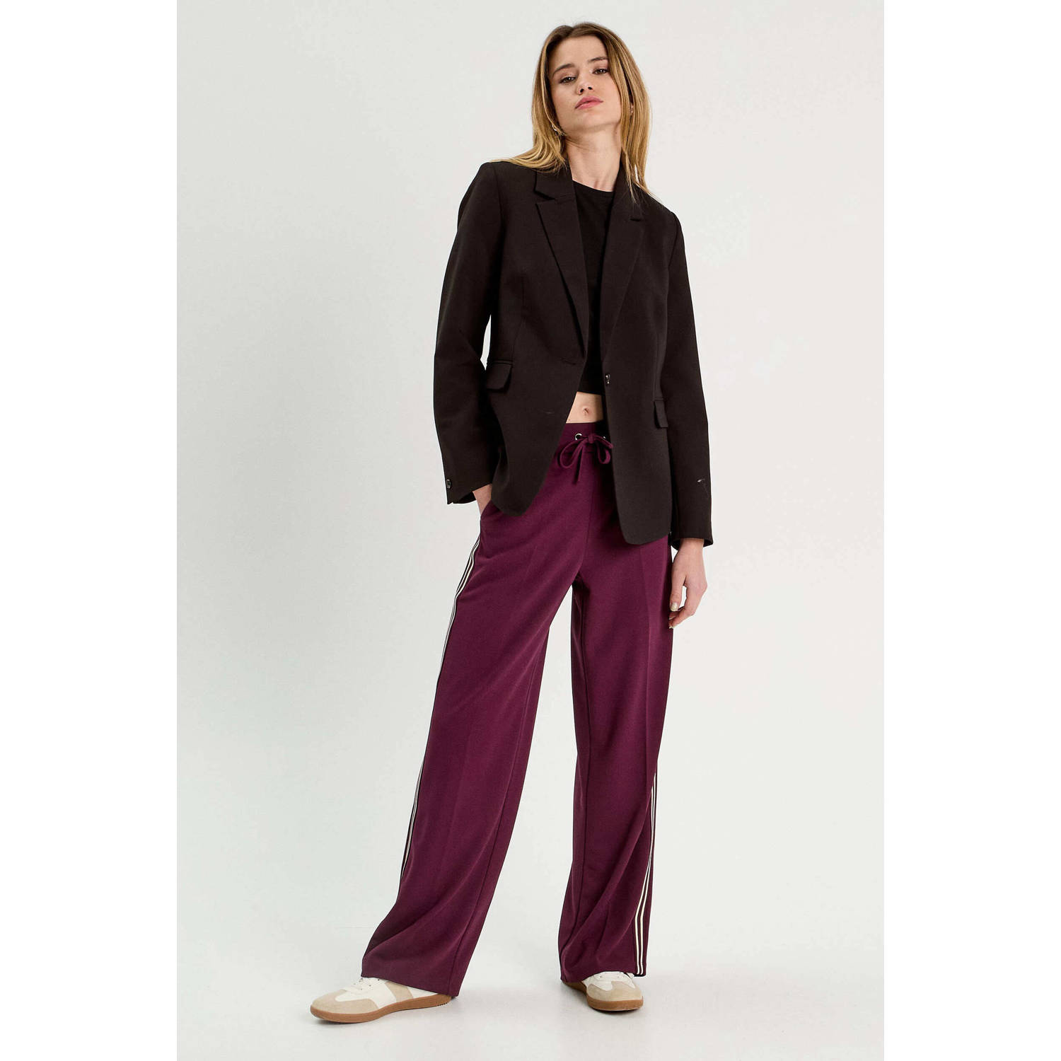 Cache regular blazer zwart