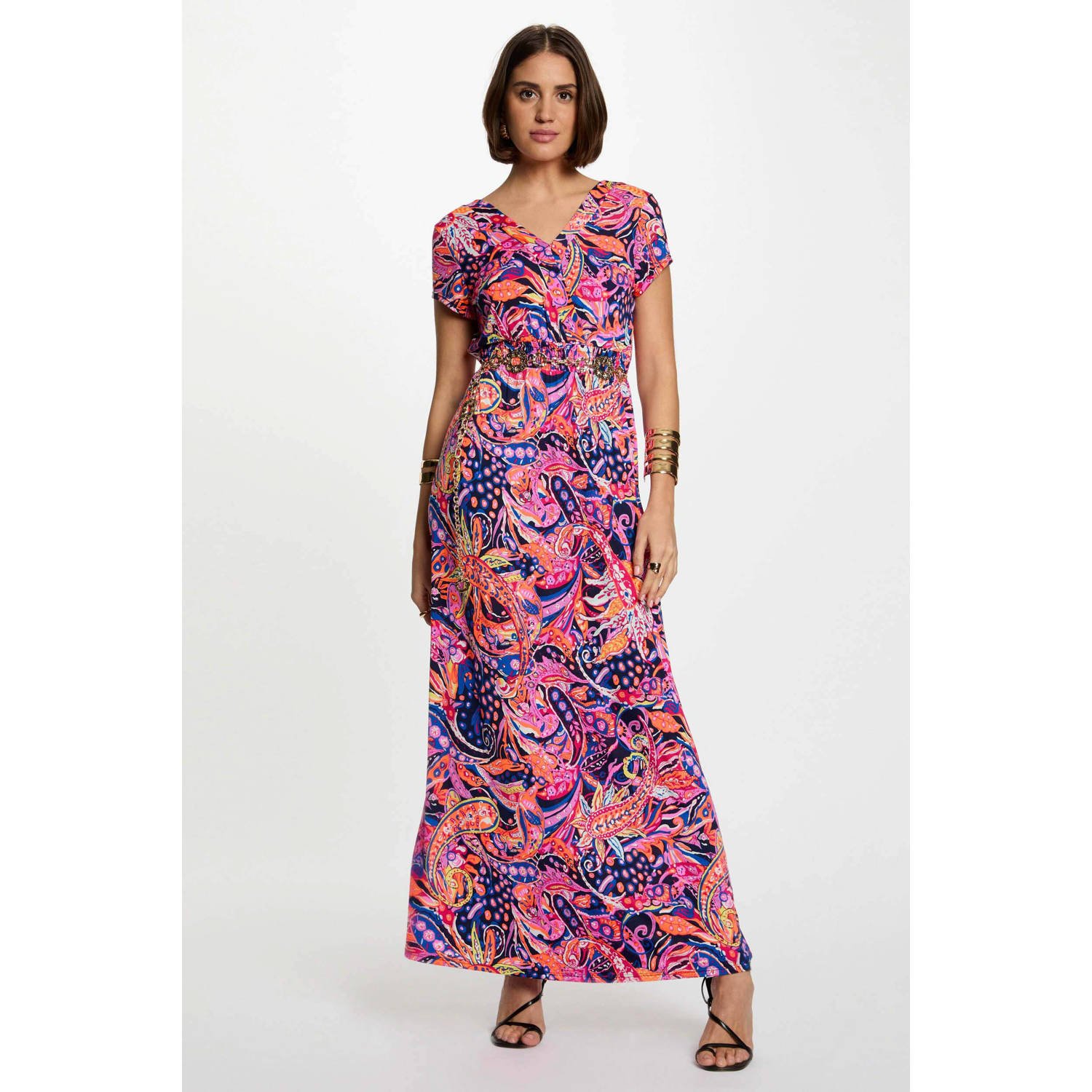 Morgan maxi jurk roze