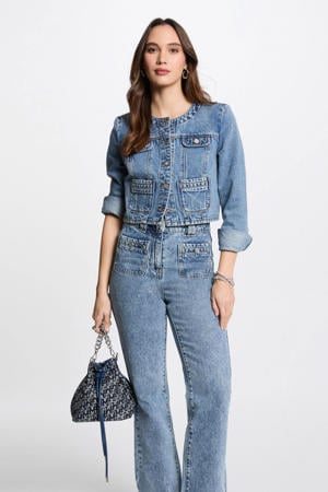 spijkerjas medium blue denim