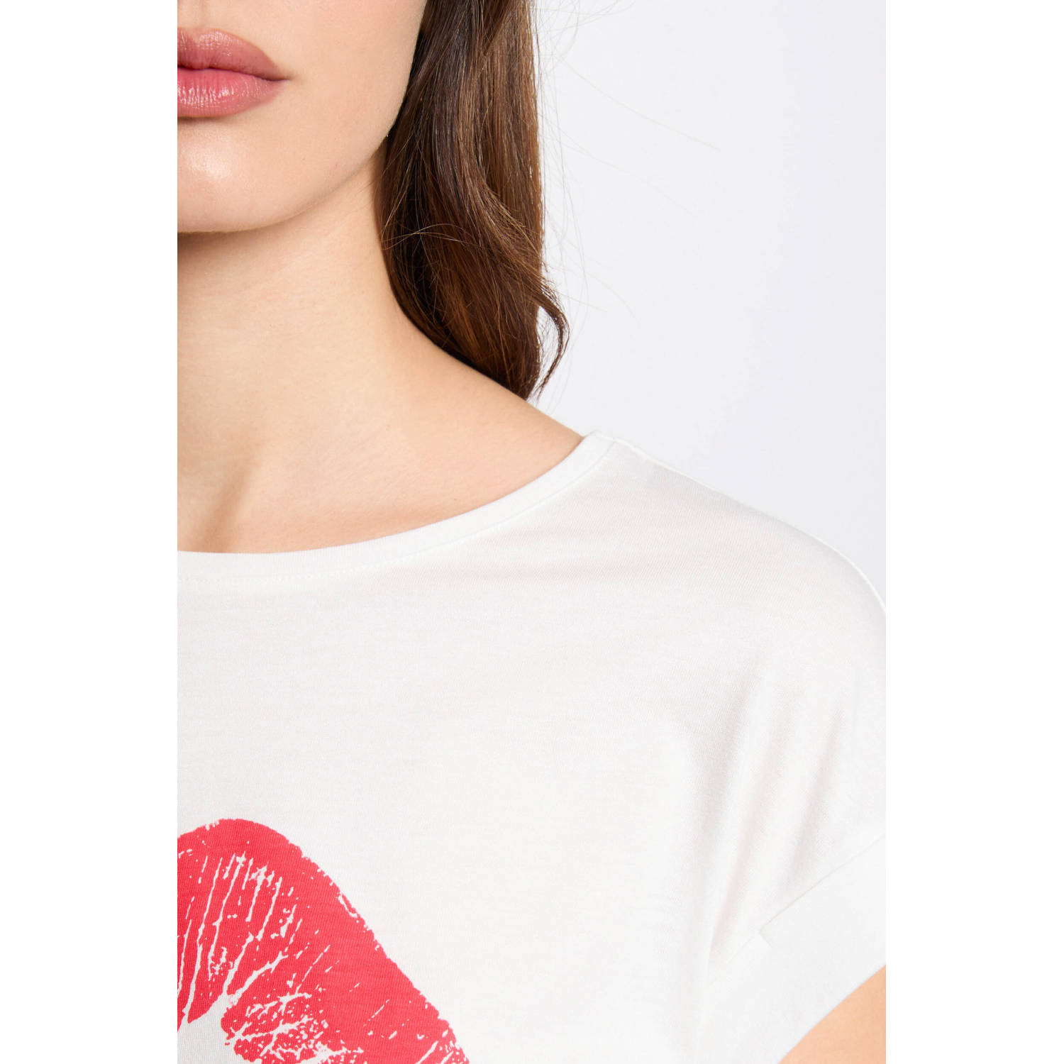 Morgan t-shirt ecru