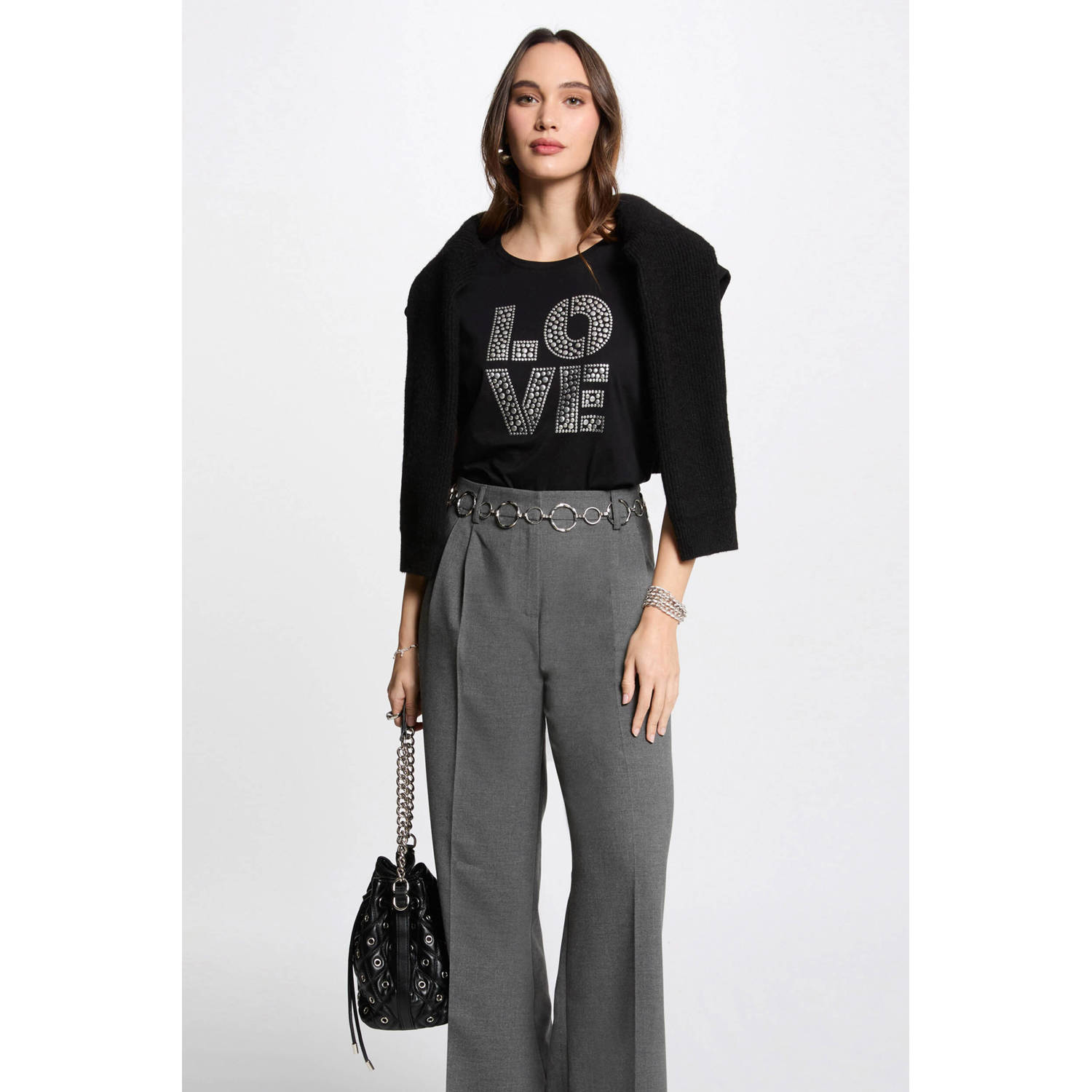 Morgan T-shirt zwart