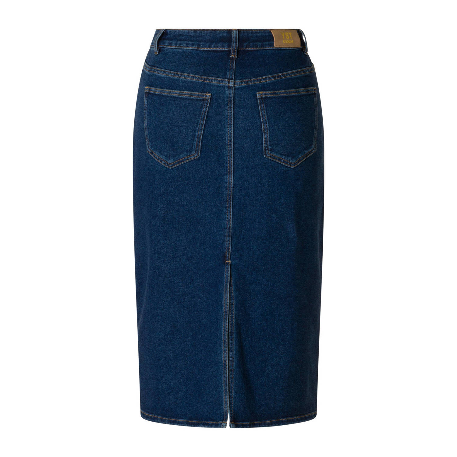 Yest spijkerrok dark blue denim