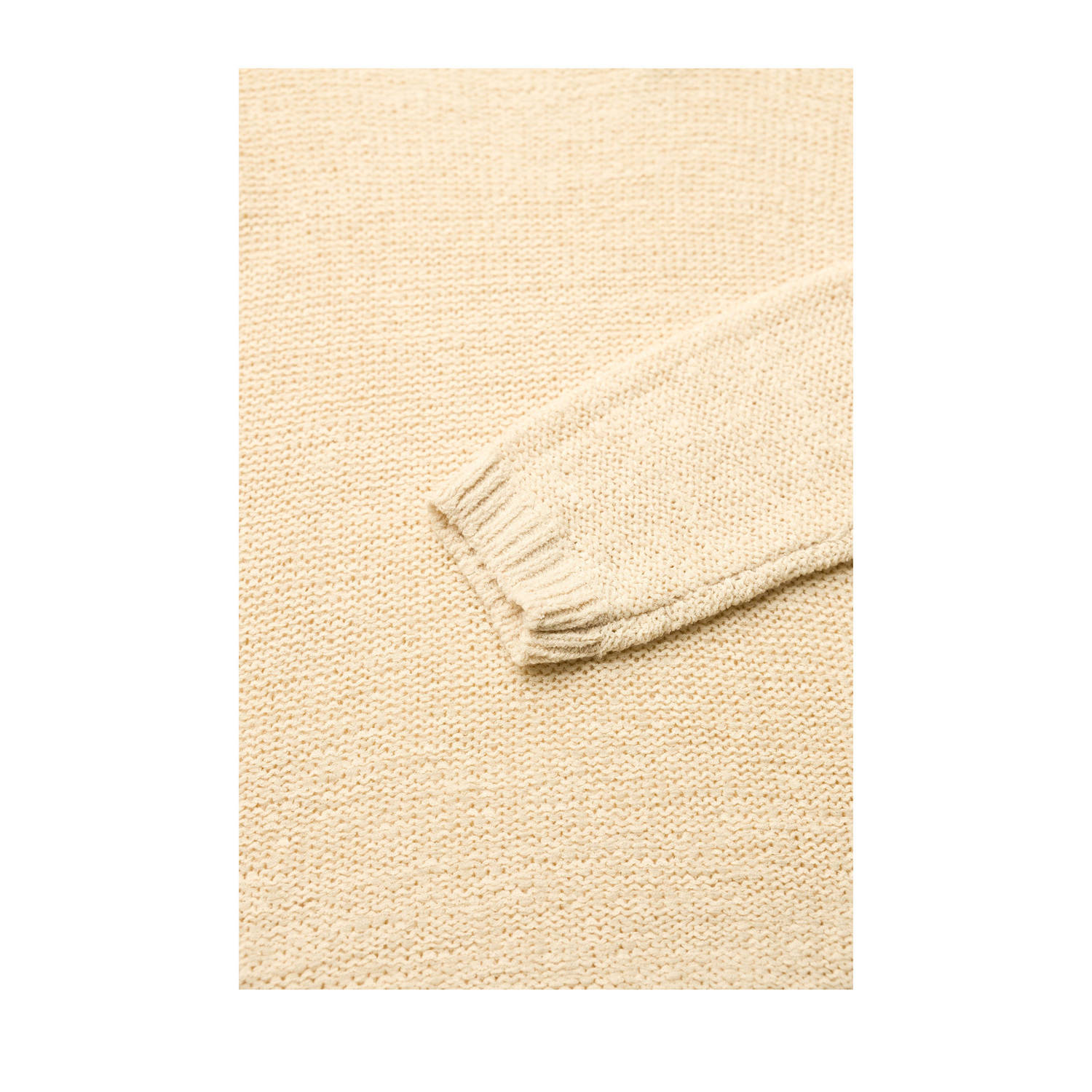 Yest gebreide trui beige