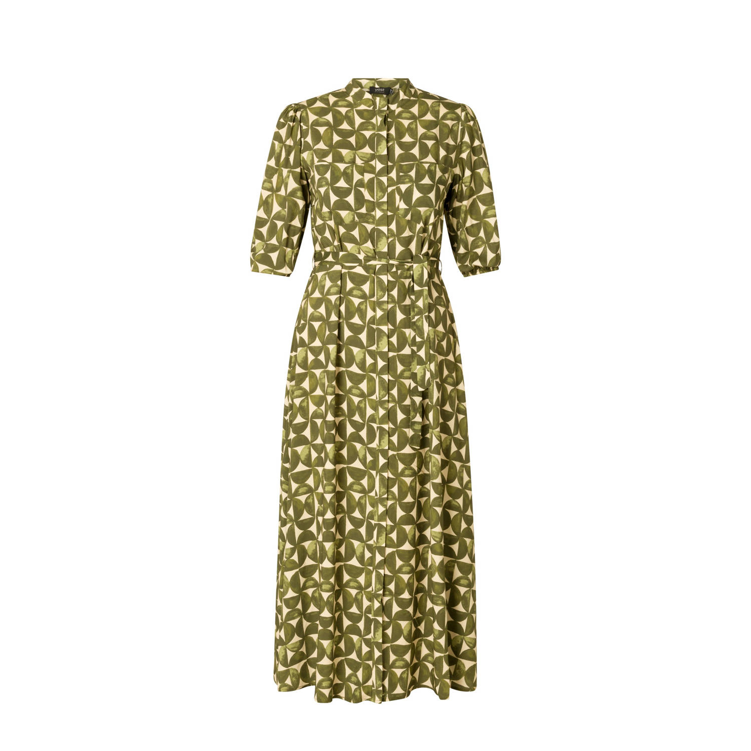 Yesta blousejurk limegroen