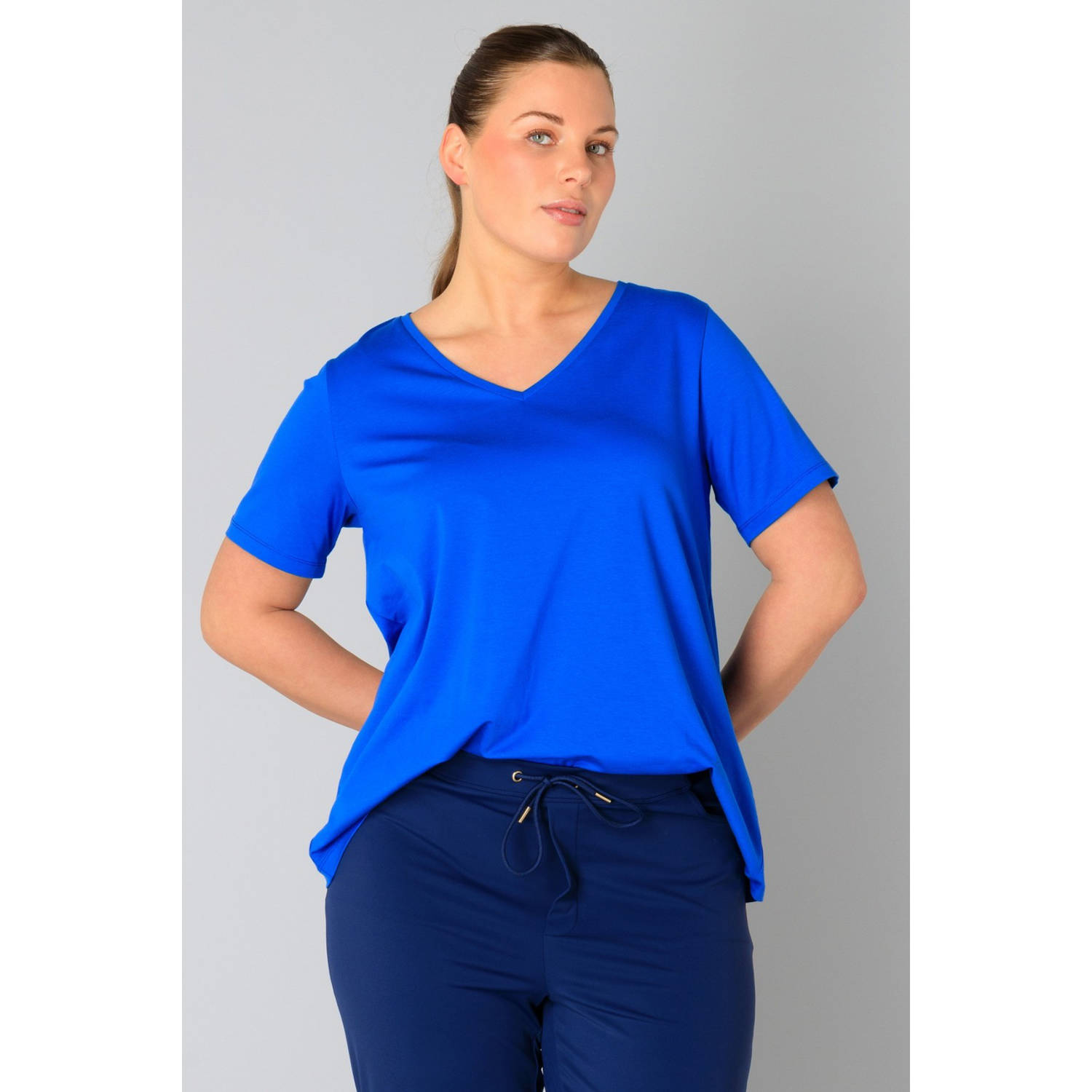 Yesta T-shirt blauw