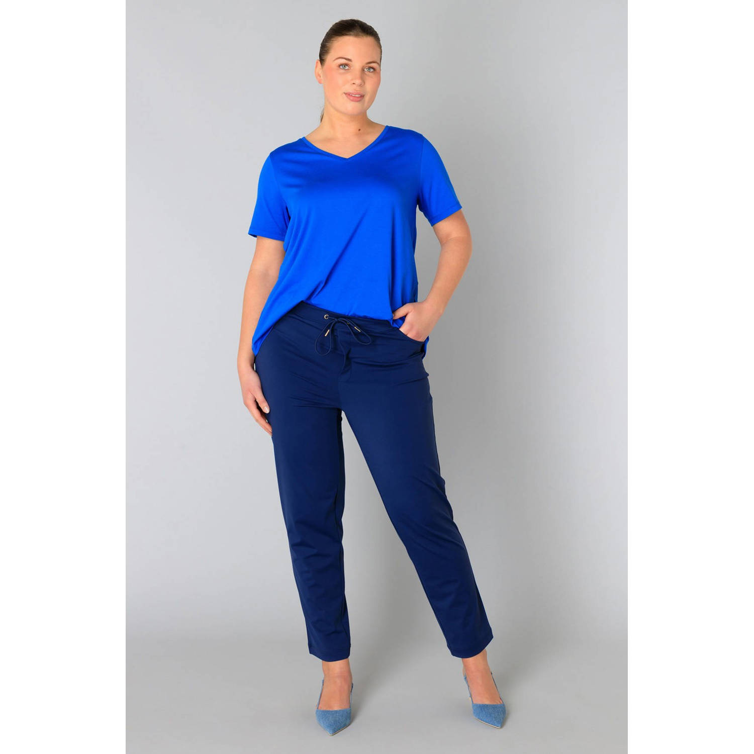 Yesta T-shirt blauw