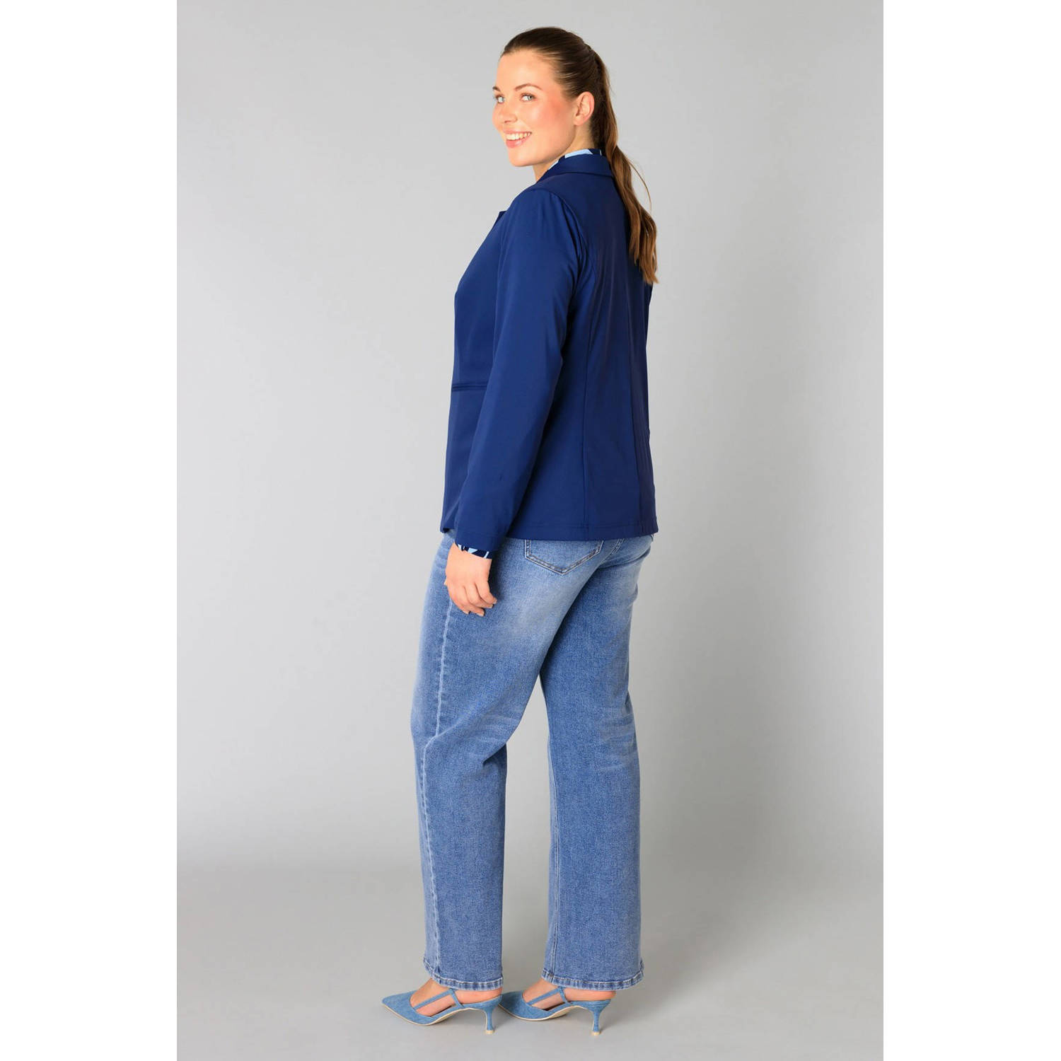 Yesta regular blazer marine