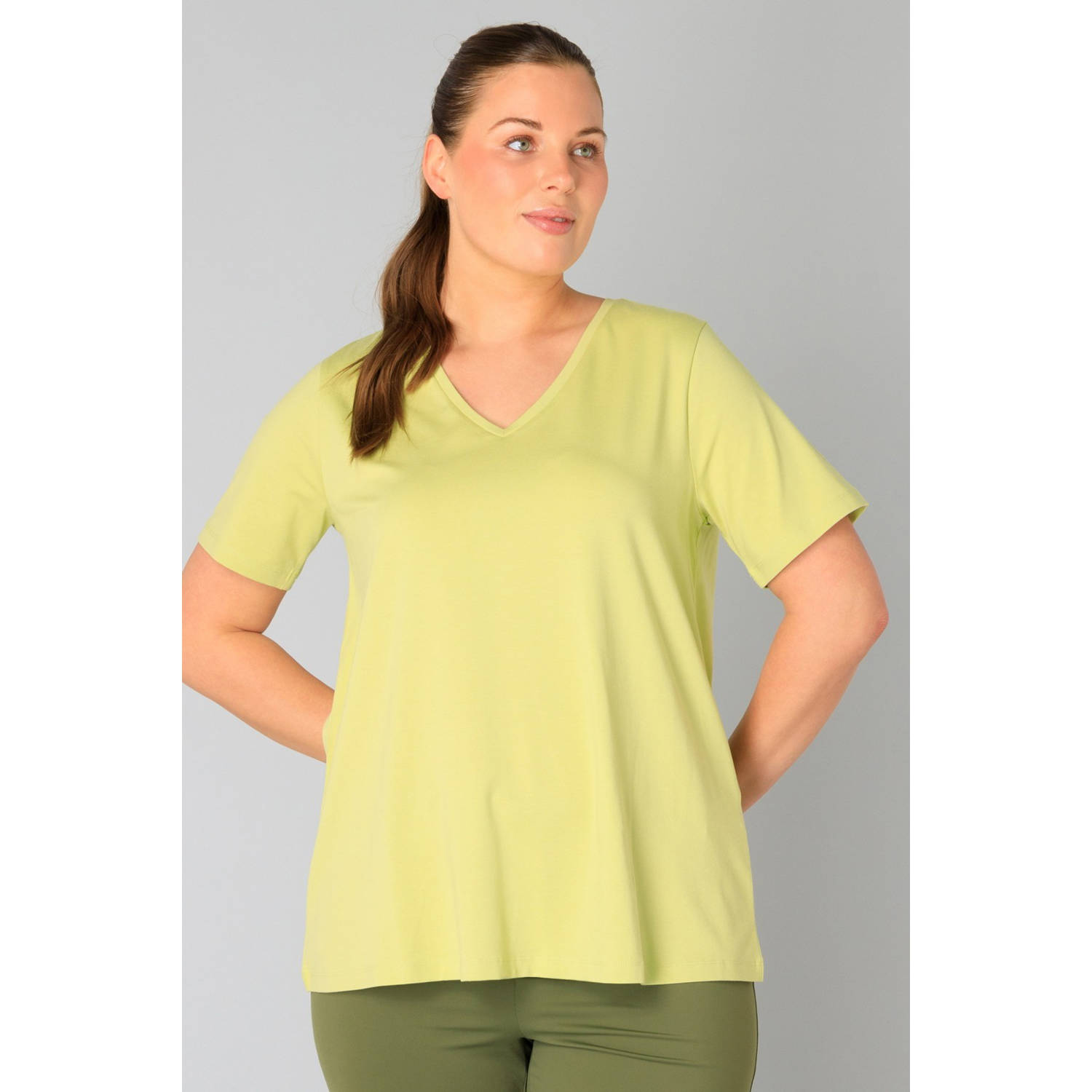 Yesta T-shirt geel