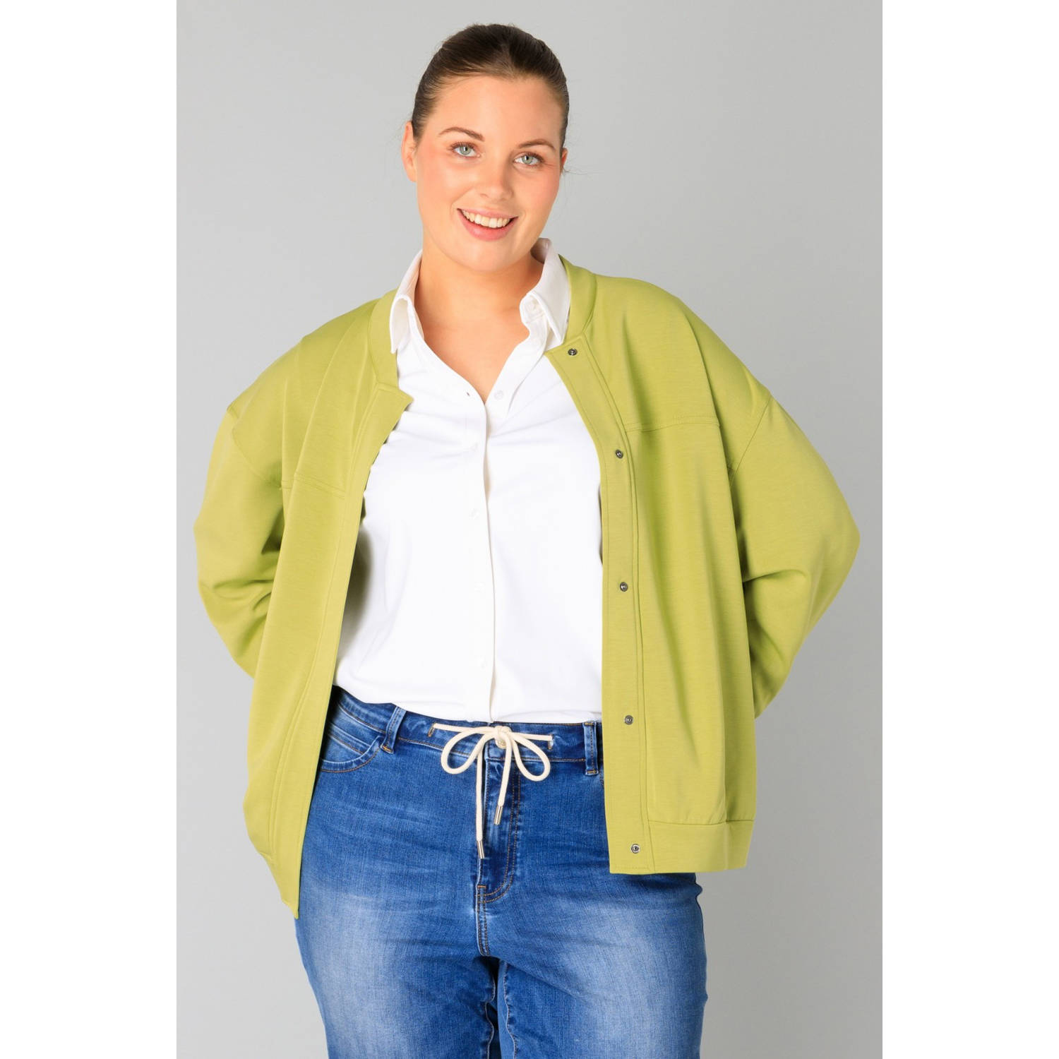 Yesta bomberjack limegroen