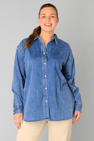 blouse medium blue denim