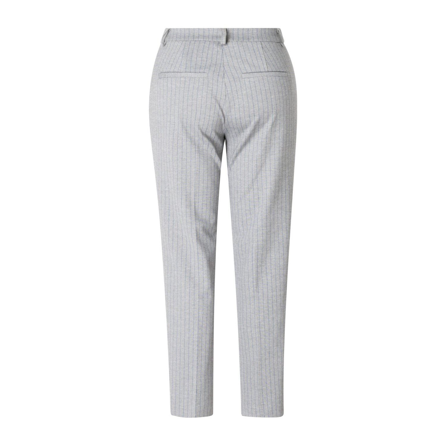 Yesta straight regular waist pantalon lichtgrijs
