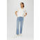 s.Oliver regular waist bootcut jeans medium blue denim