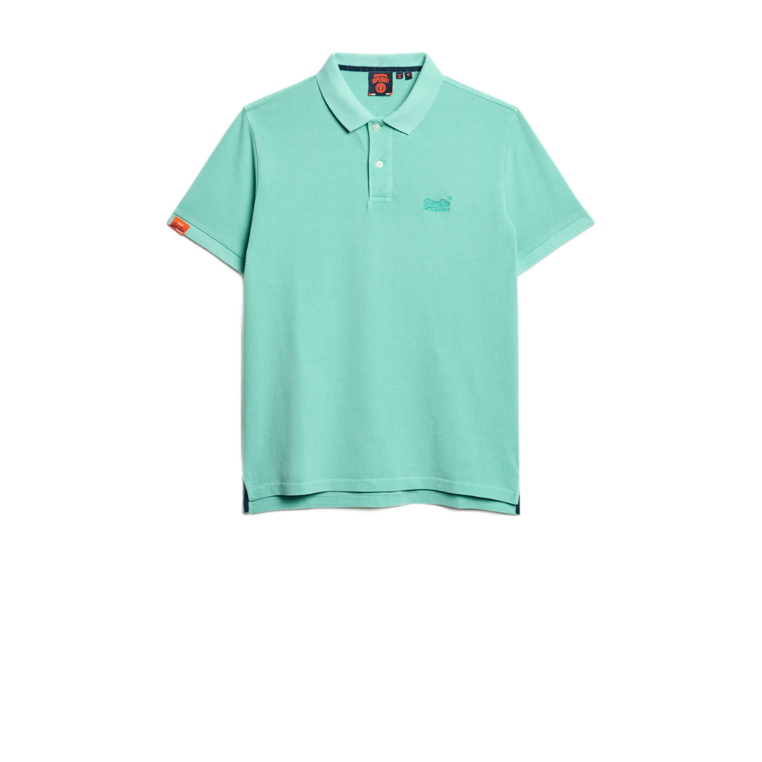 Superdry regular polo mintgroen