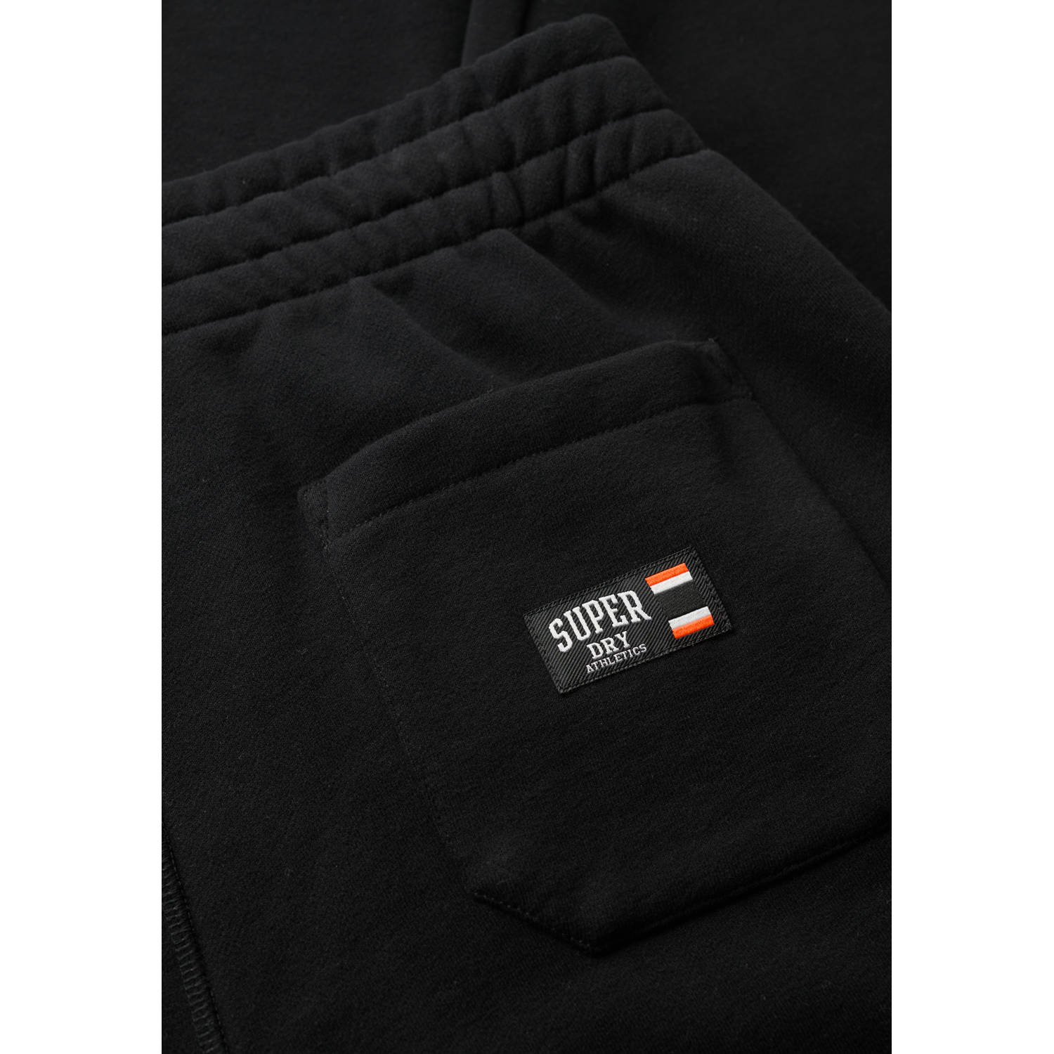Superdry slim fit joggingbroek zwart