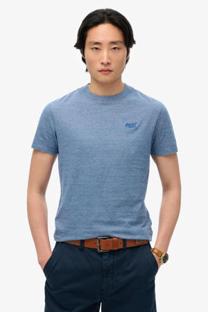 slim fit t-shirt blauw