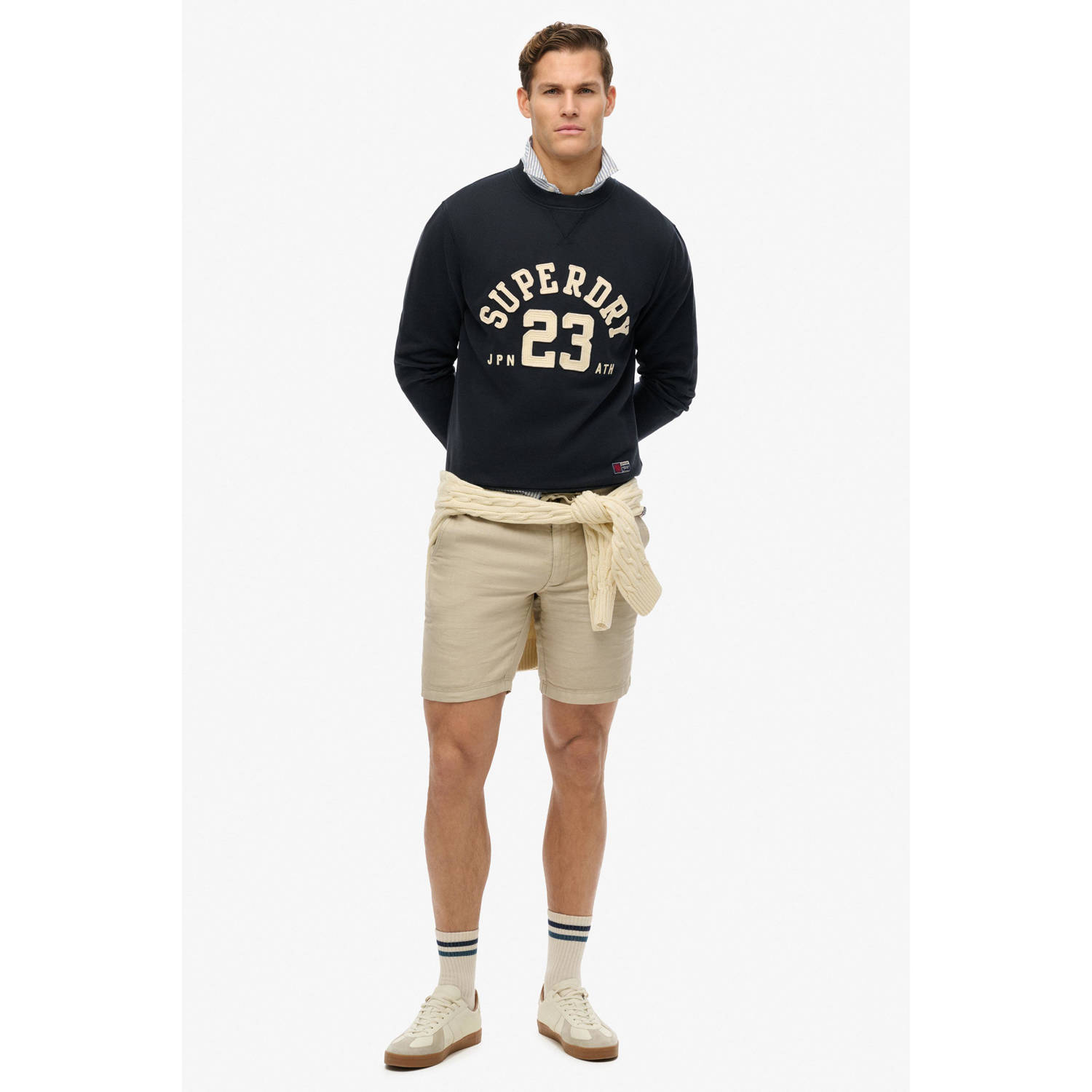 Superdry sweater donkerblauw