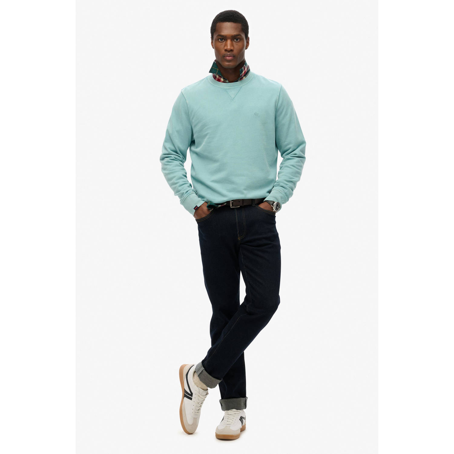 Superdry sweater blauw