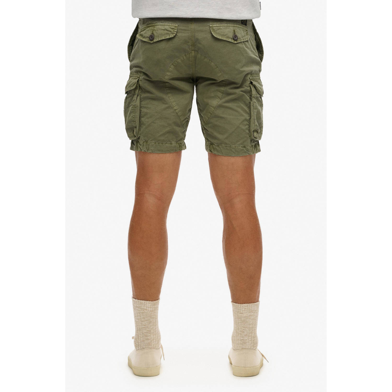 Superdry regular cargo short chive green