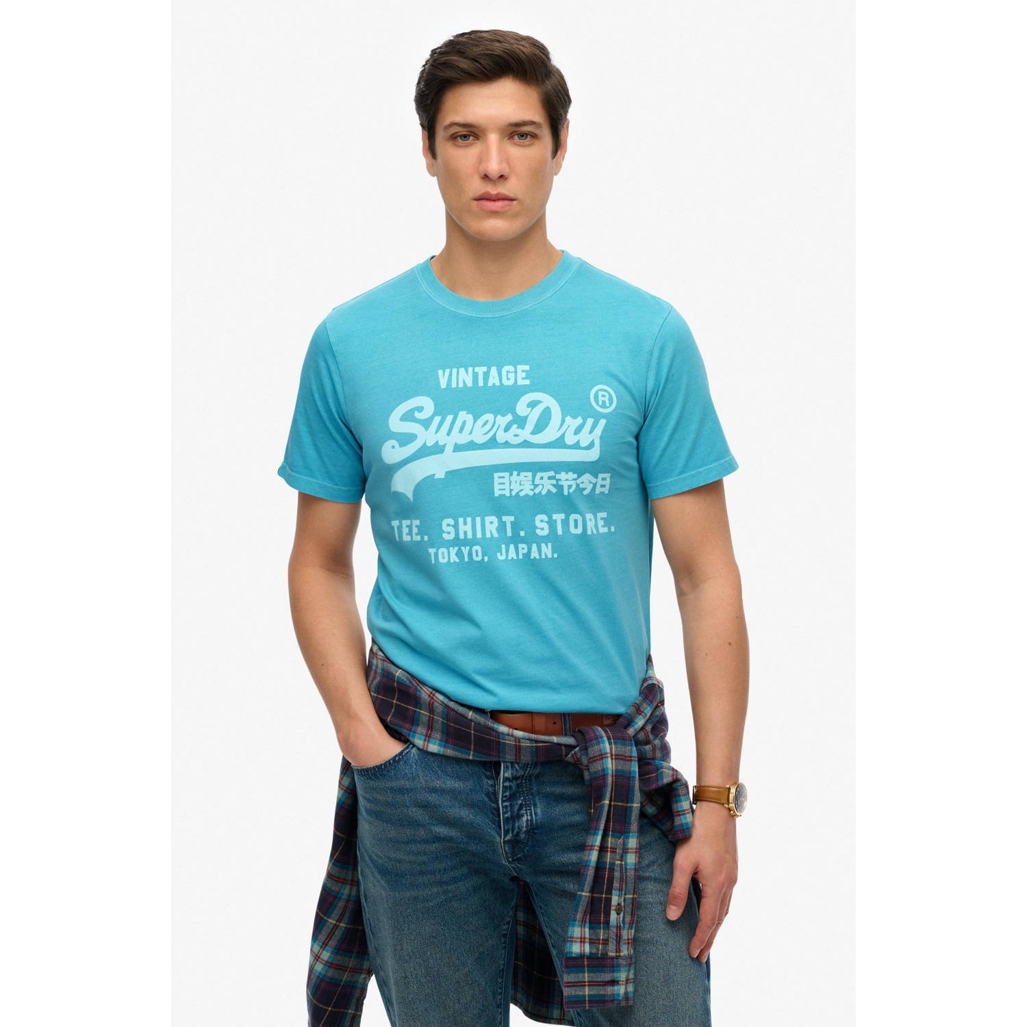 Superdry Shirt met ronde hals VL NEON RELAXED TEE