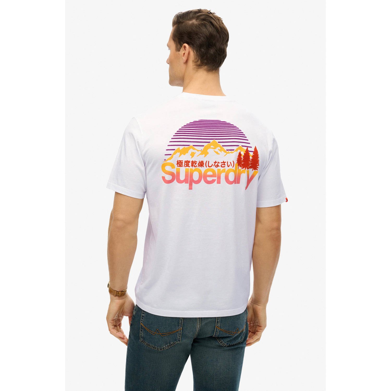 Superdry T-shirt wit