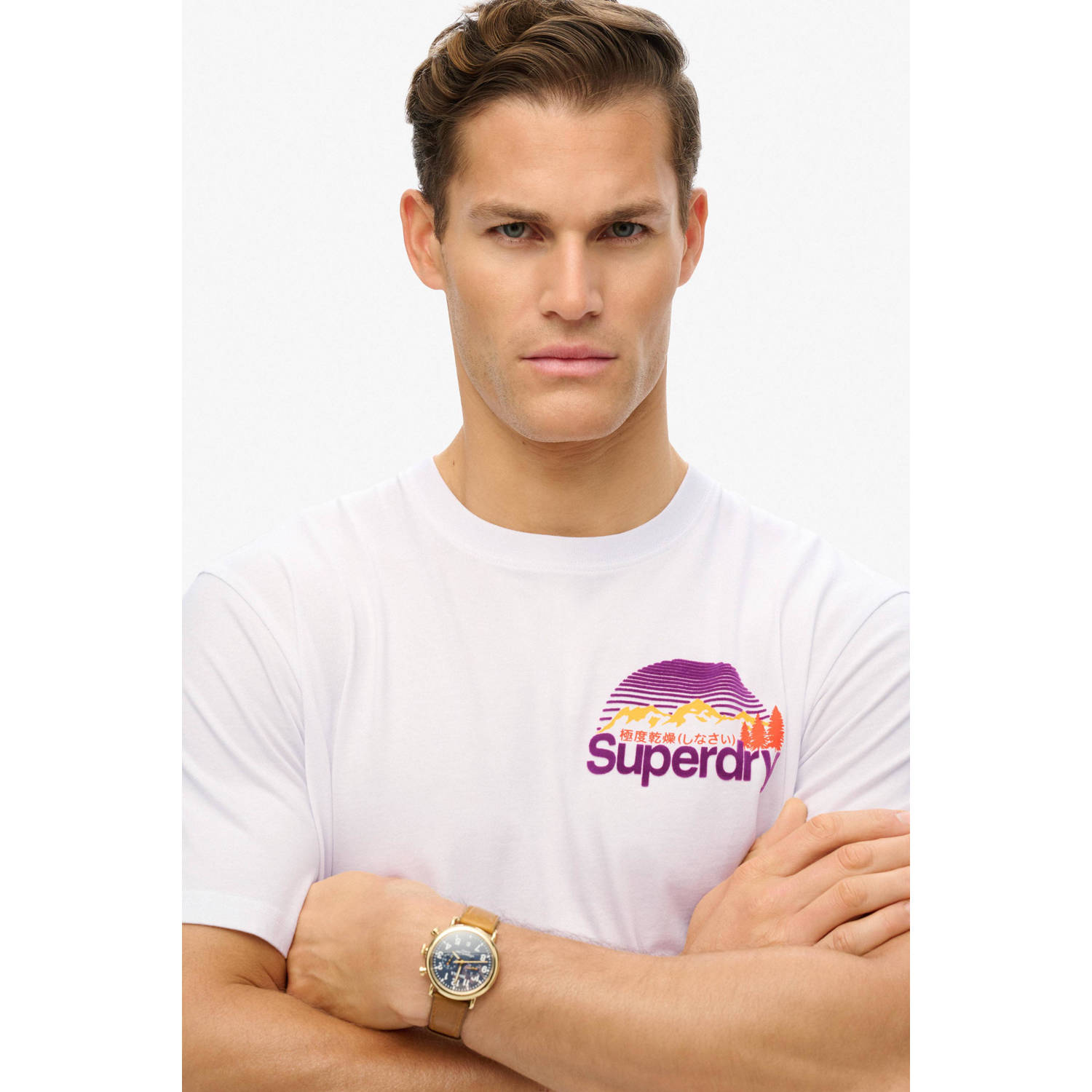 Superdry T-shirt wit