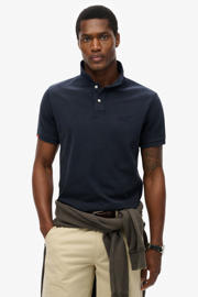 thumbnail: Superdry regular polo donkerblauw