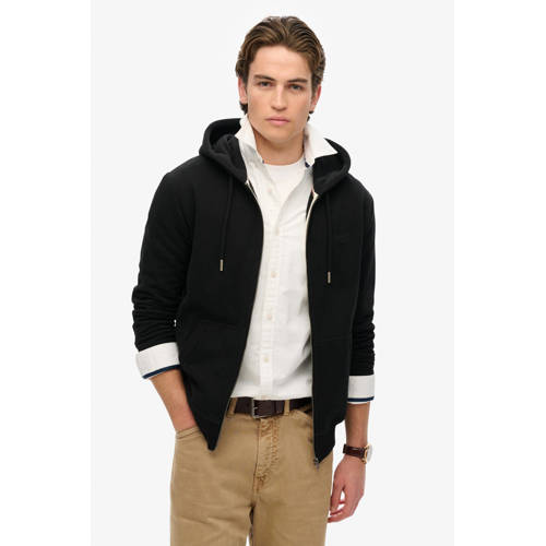 Superdry sweatvest zwart afbeelding