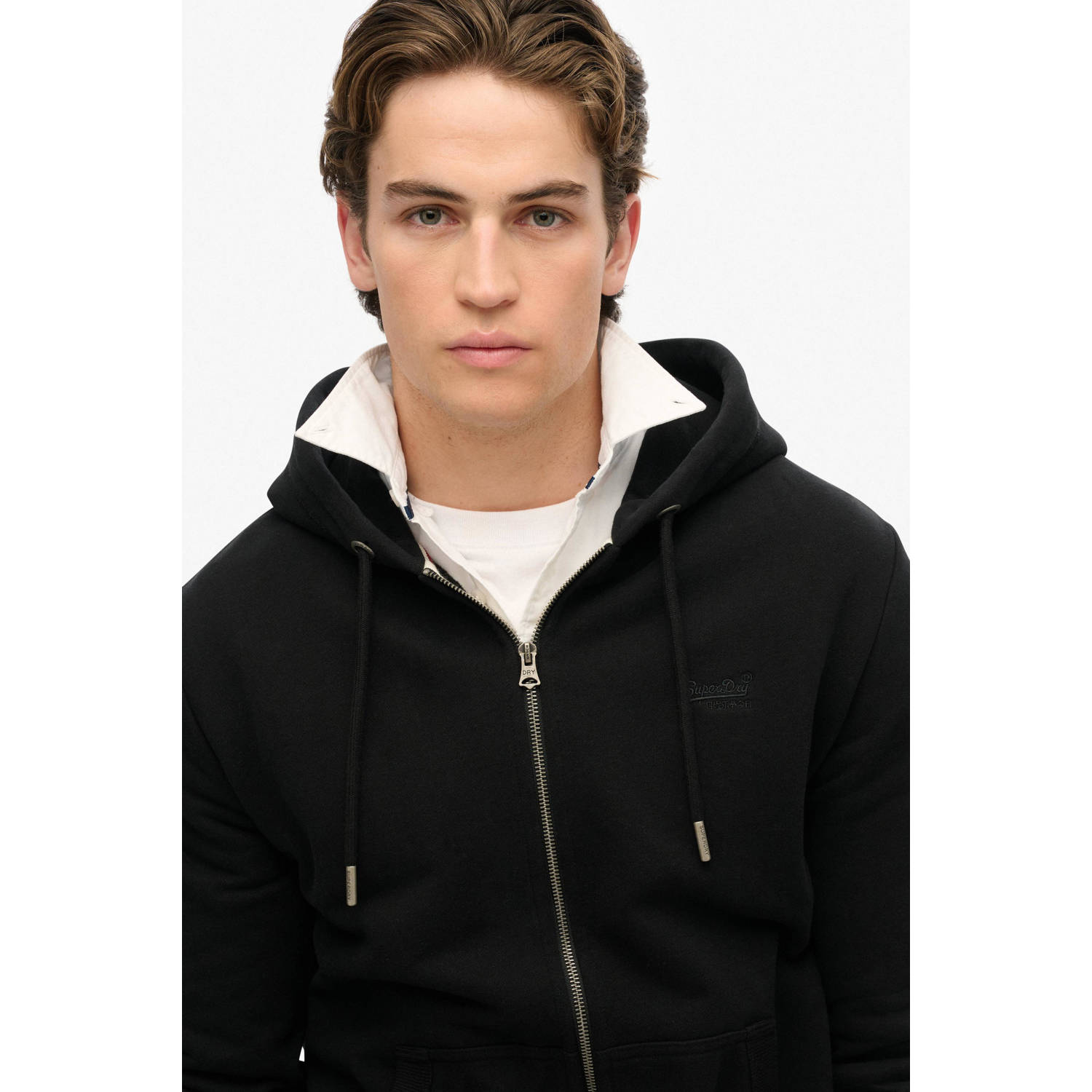 Superdry sweatvest zwart