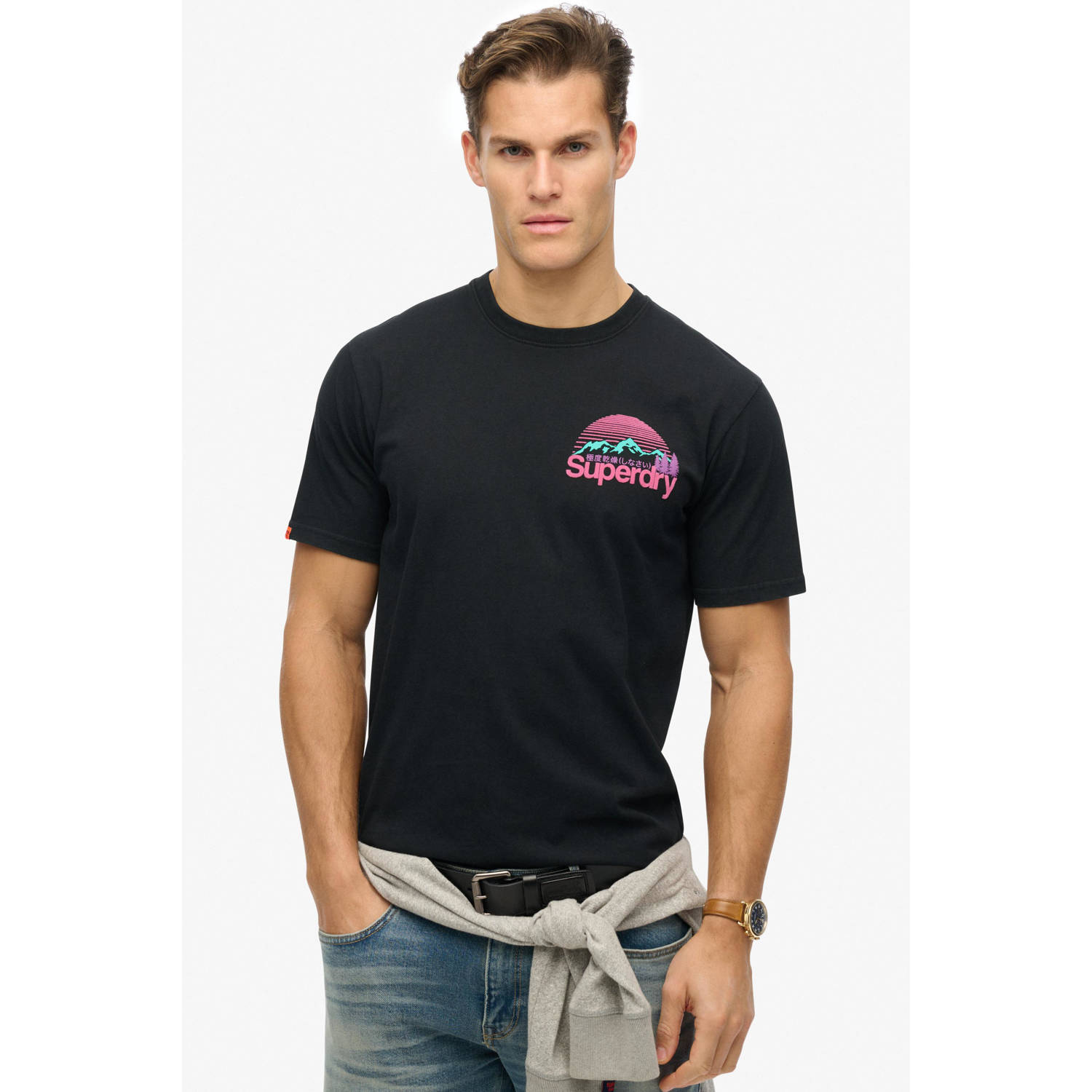 Superdry T-shirt Korte Mouw CORE LOGO GREAT OUTDOORS CHEST