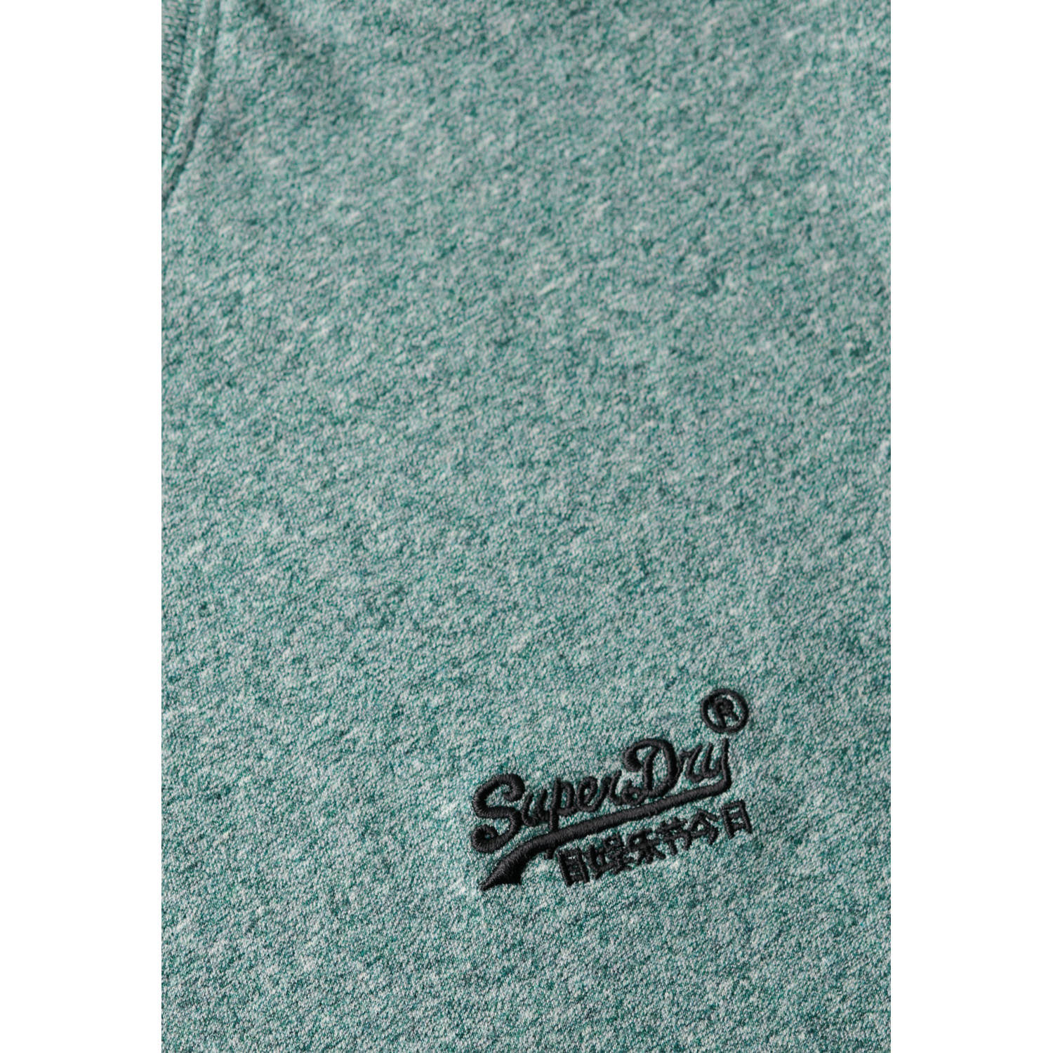 Superdry slim fit t-shirt groen