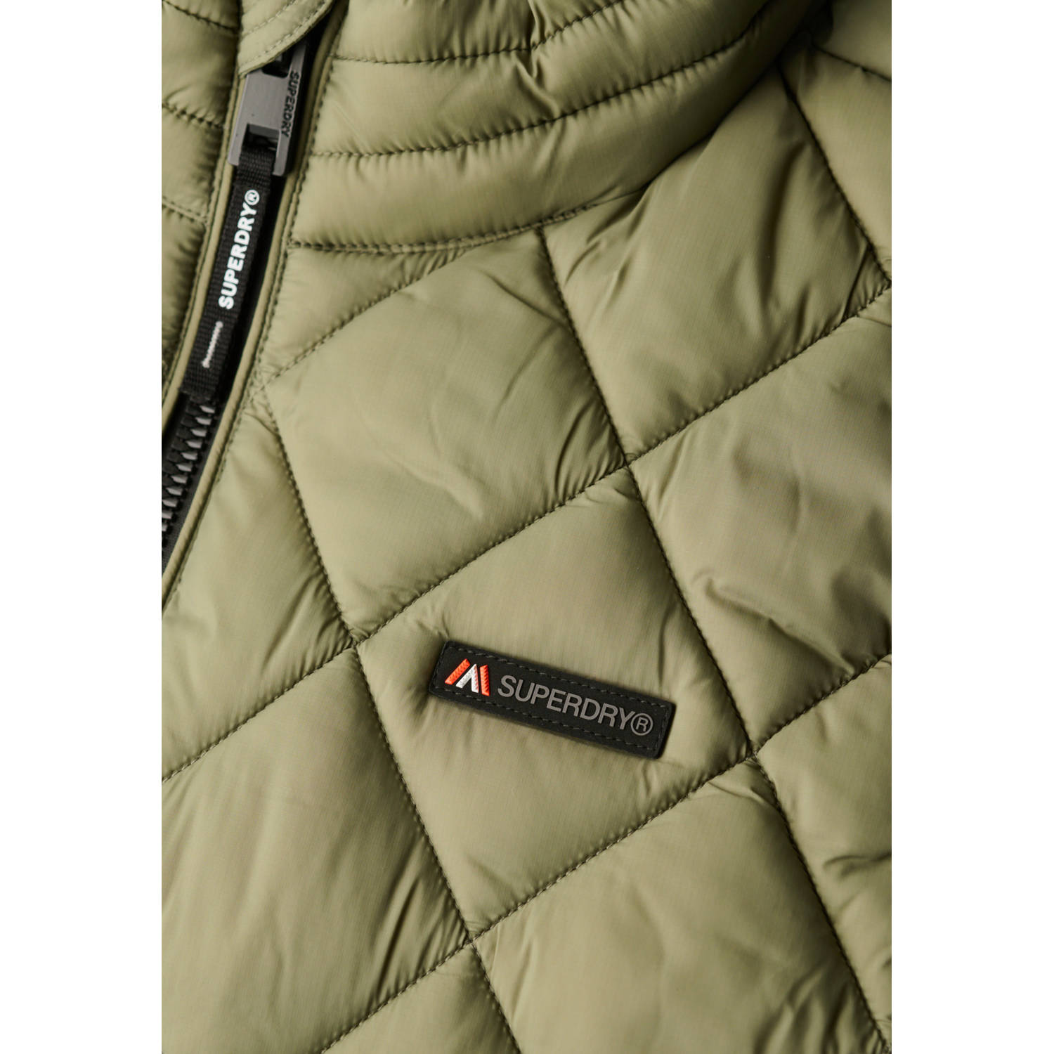 Superdry bodywarmer olijfgroen