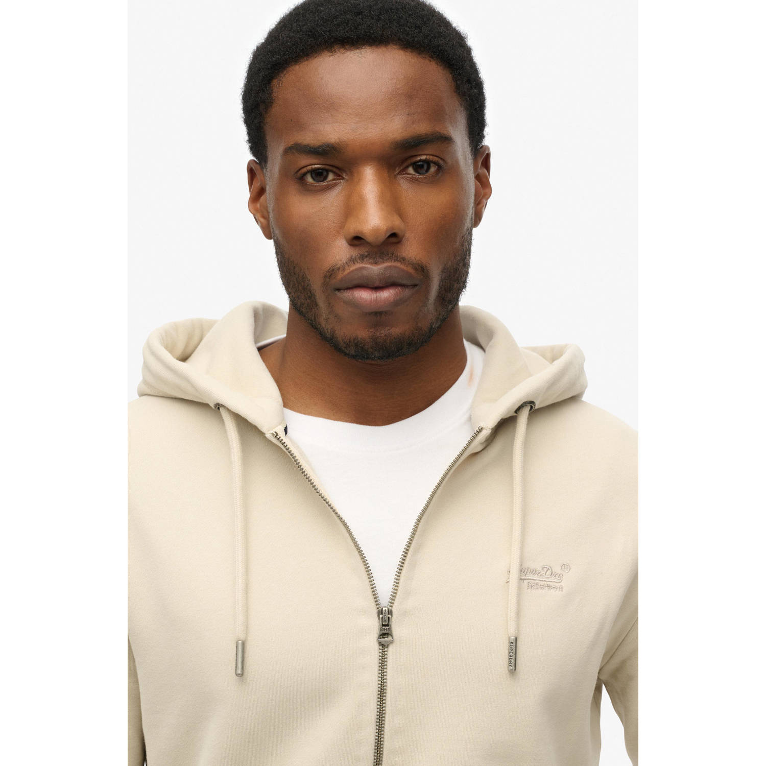 Superdry sweatvest beige