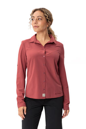 outdoor blouse koraalrood