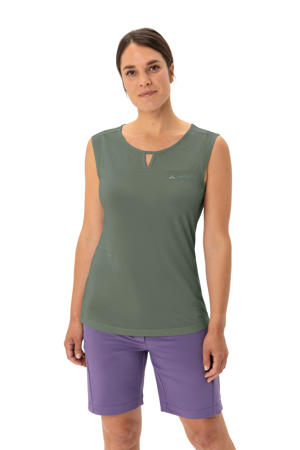 outdoor top olijfgroen