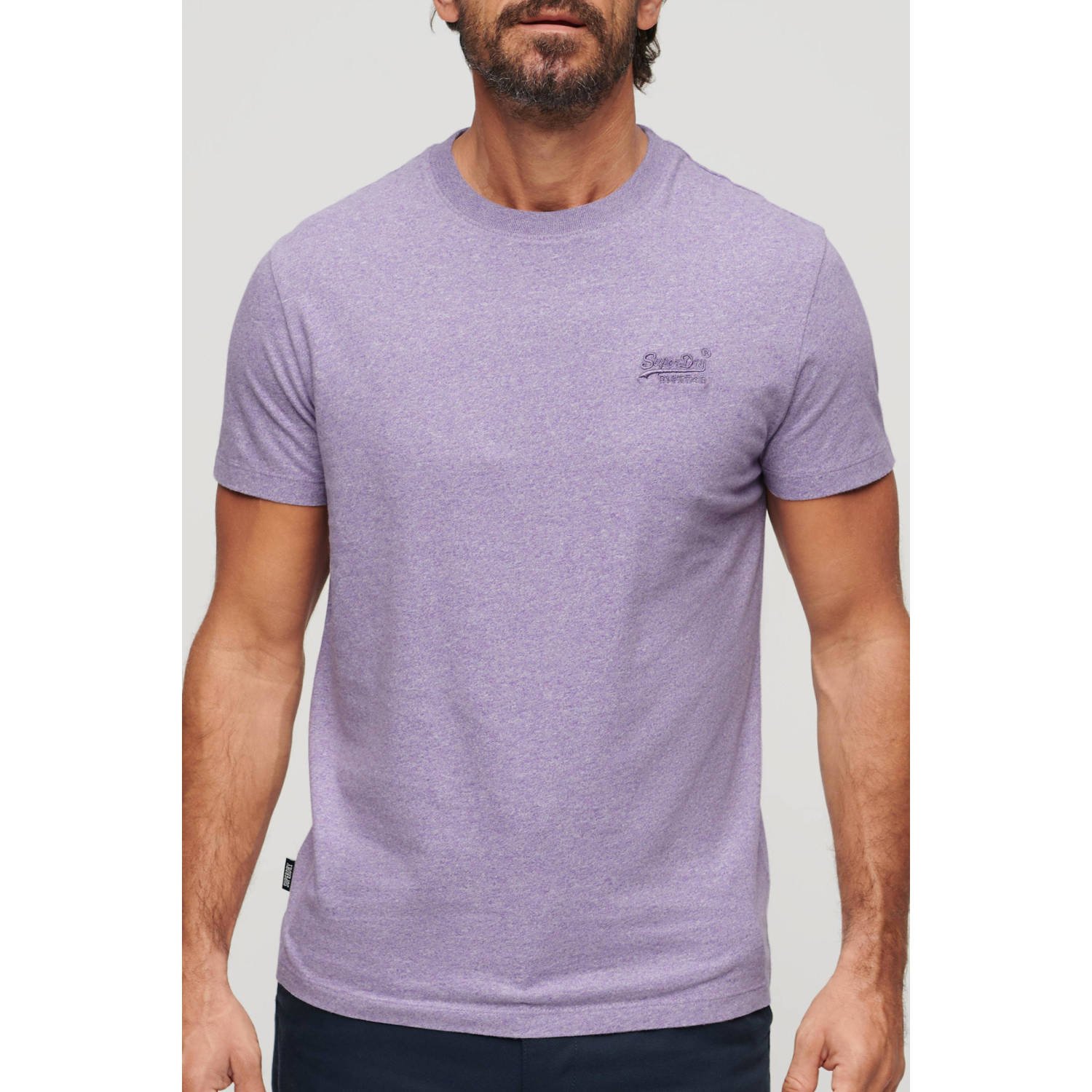 Superdry Shirt met ronde hals Organic Cotton Essential Logo T-Shirt