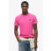 Superdry slim fit t-shirt roze
