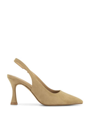 slingback pumps beige