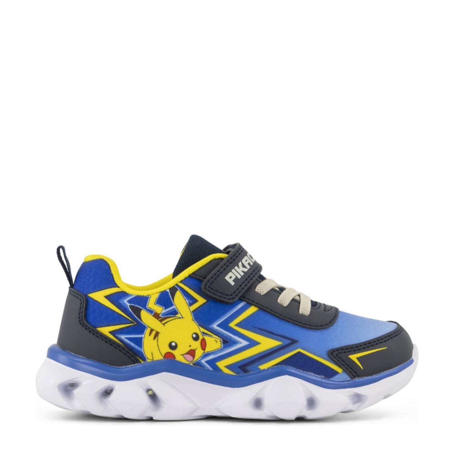 Pokémon sneakers met lichtjes blauw