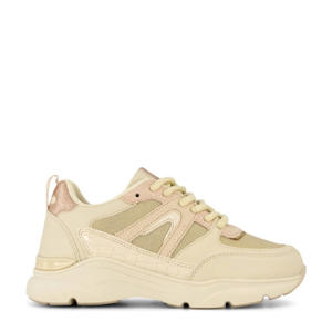 chunky sneakers beige